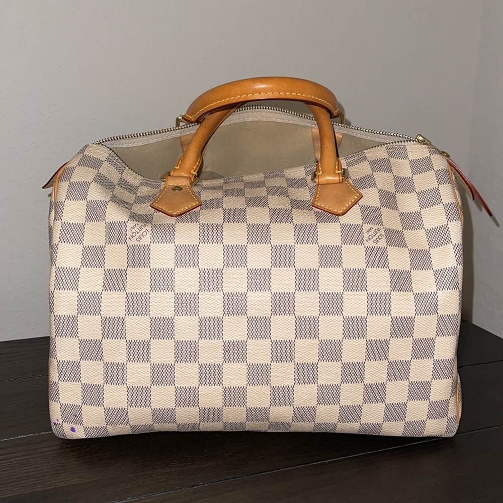 Louis Vuitton Speedy 30 Damier Azur - Picture 16 of 17